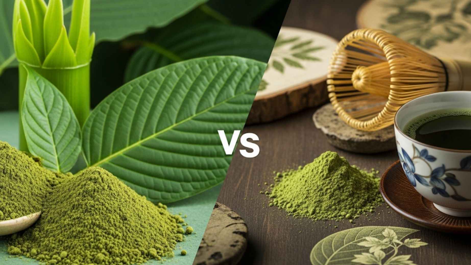 Kratom vs. Matcha: Wirkungen, Unterschiede und Vorteile